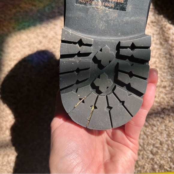 JustFab black pleather “Caterine” thigh high boot 7.5 - Picture 7 of 8